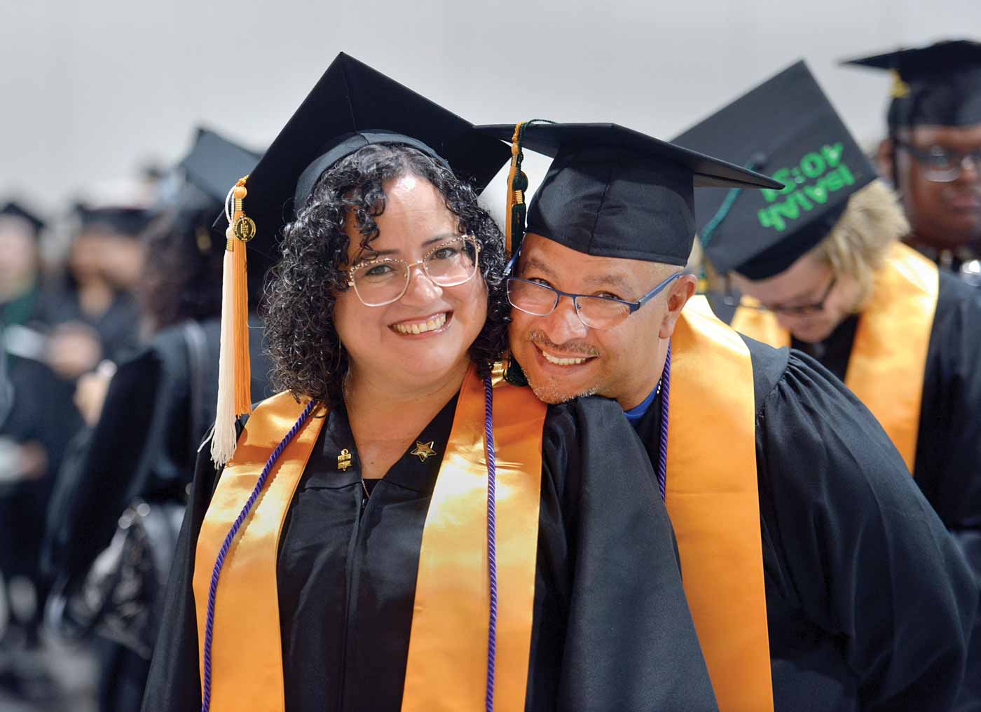 Lisette and Luis Antonmarchi get ready to graduate from HCC