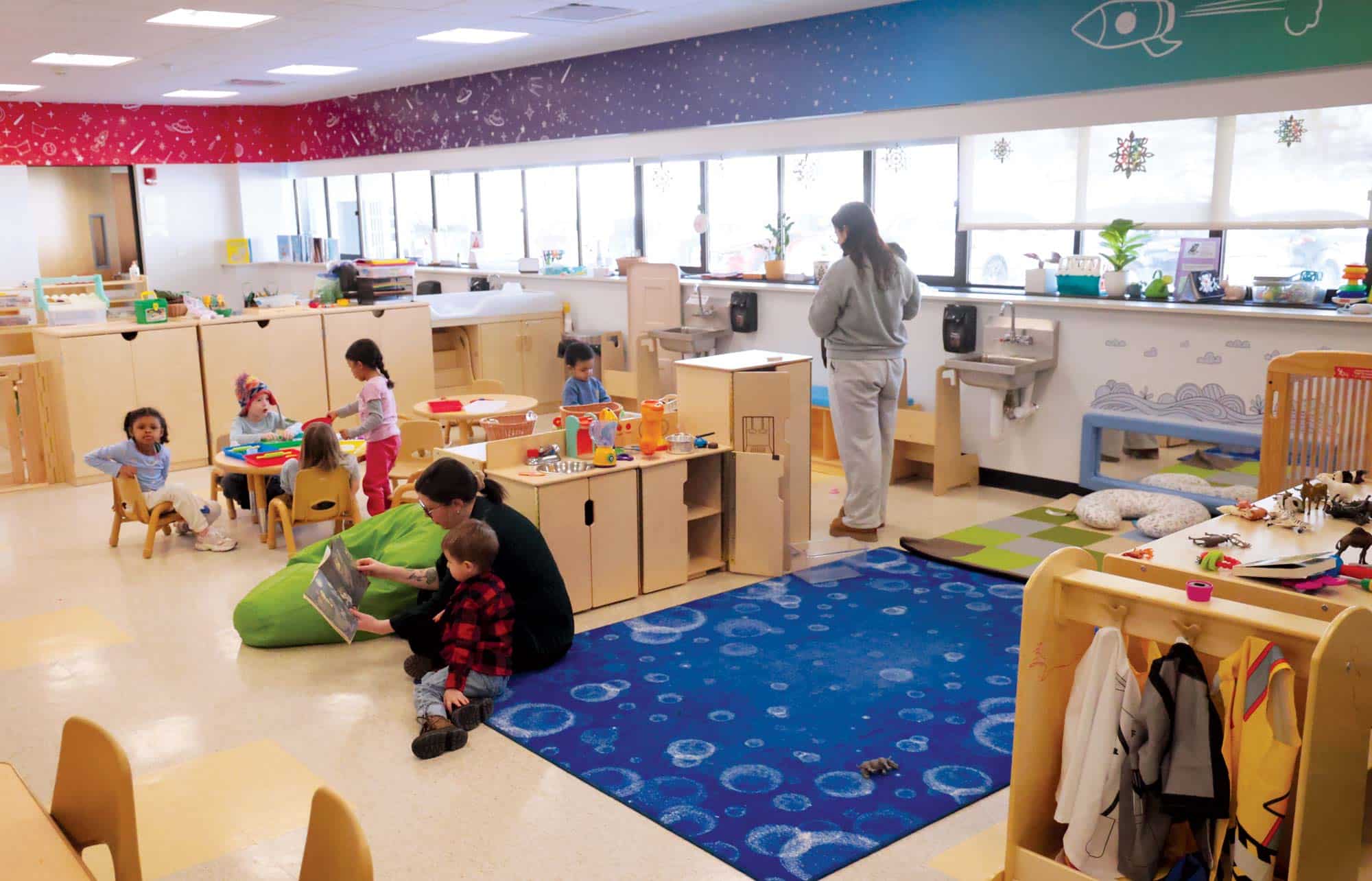 HCC’s Itsy Bitsy Child Watch Center opened in a larger, newly renovated space in September 2025.